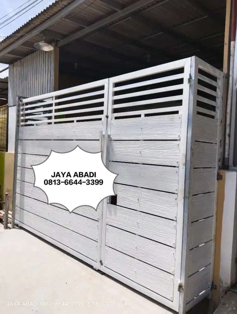 Pintu pagar motif grc 04