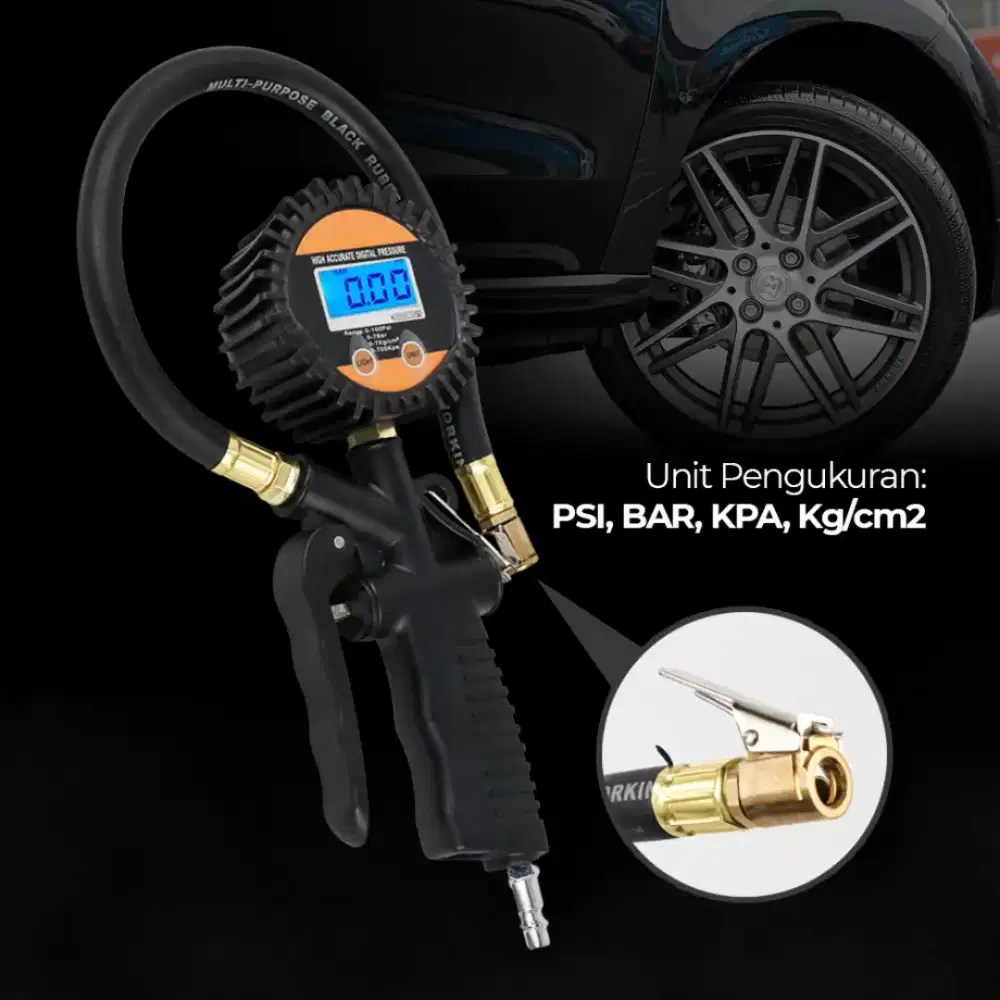 neoteck digital tire pressure gauge pembaca tekanan angin lcd