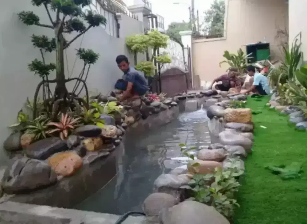 Taman kering biaya terjangkau