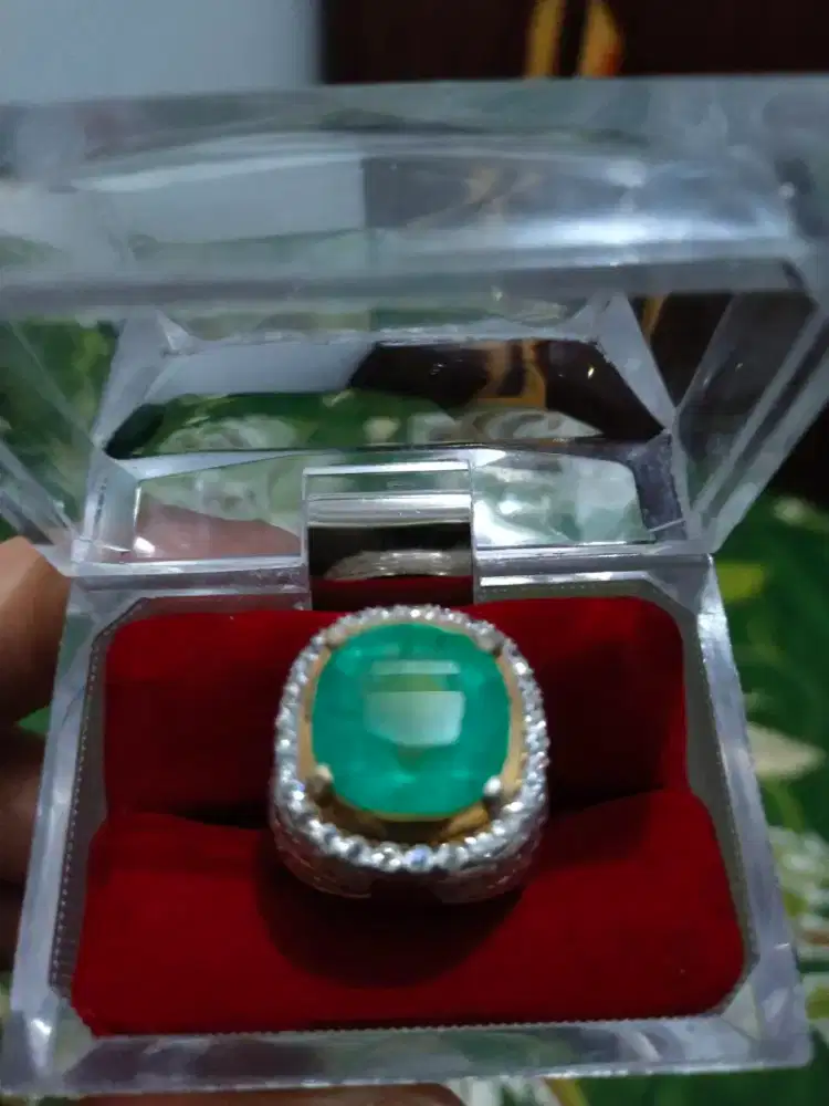 Cincin Permata Jamrud Colombia Super Besar Di Jual Cepat