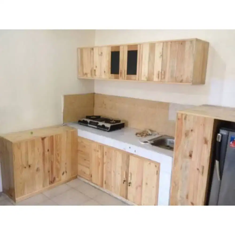 KITCHEN SET JATI BELANDA TERMURAH CUMA 1,5 JUTAAN AJA!