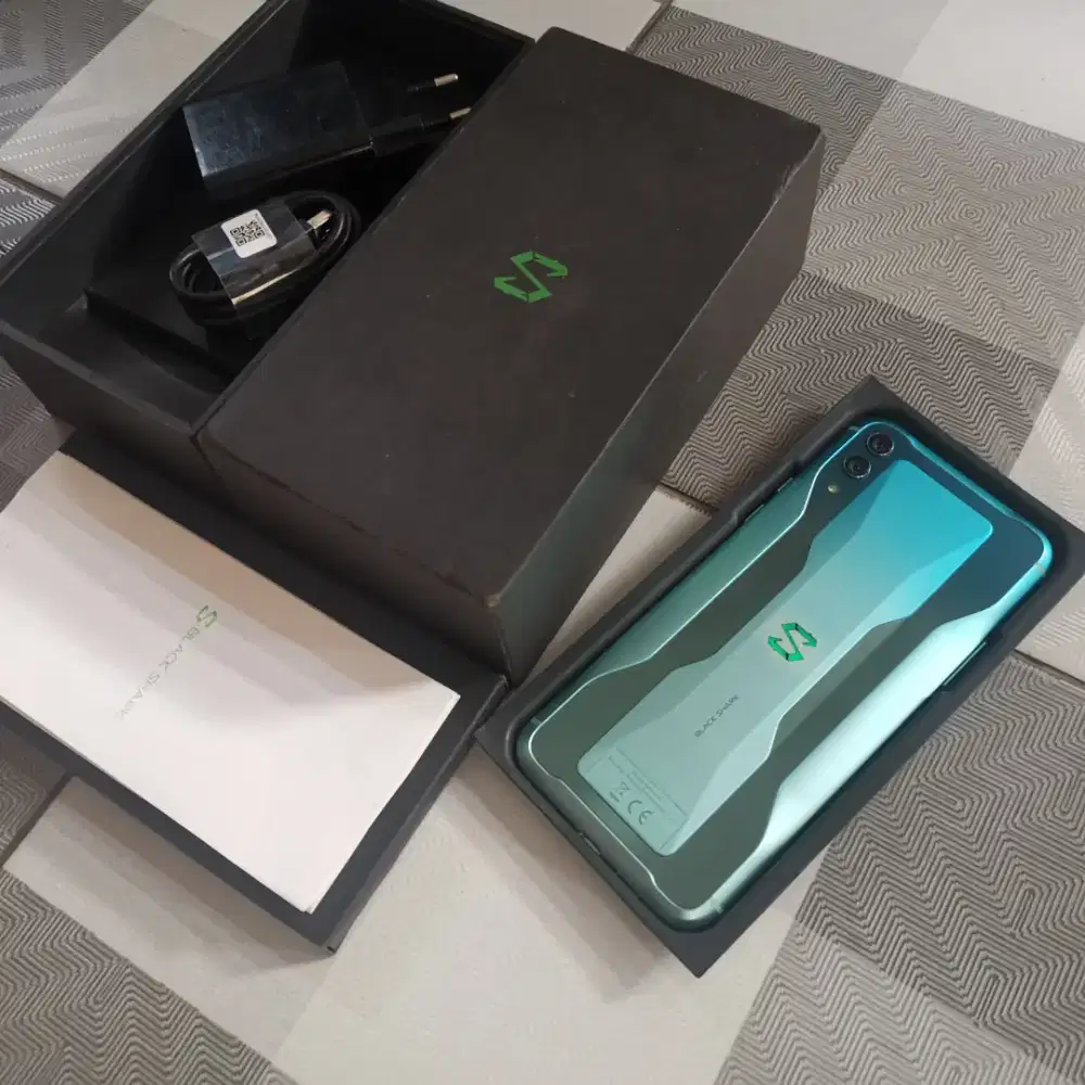 Warna Langka BlackShark 2 Blue 8/128 Black Shark 2 Biru HP Game