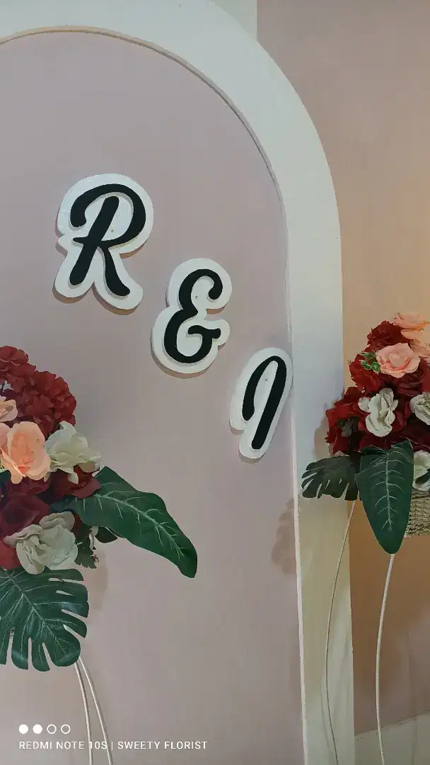 Backdrop custom styrofoam untuk dekorasi