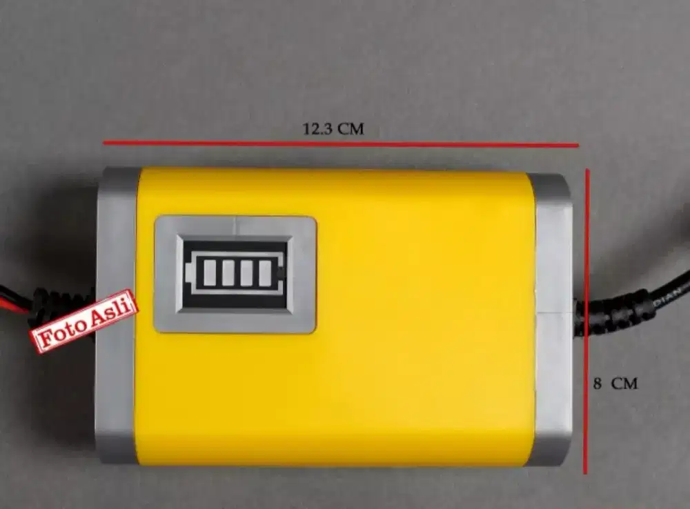 Charger aki 12V 2A motor portable accu charger