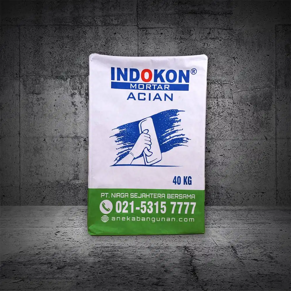 Acian Mortar Plesteran  Instan INDOKON - ACIAN MORTAR INDOKON