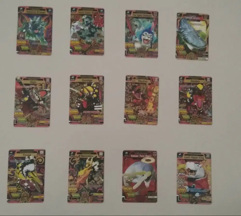 52pcs Kartu Animal Kaiser Maximum