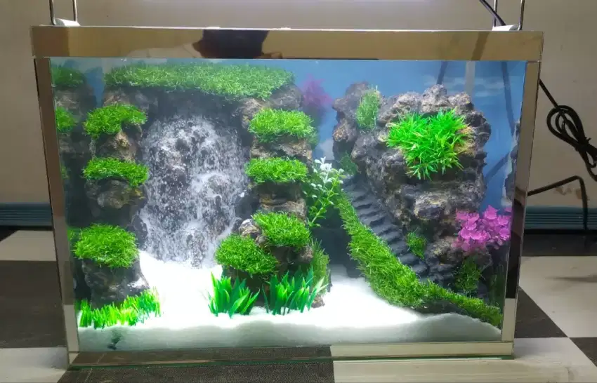 Aquarium Air Terjun mini.