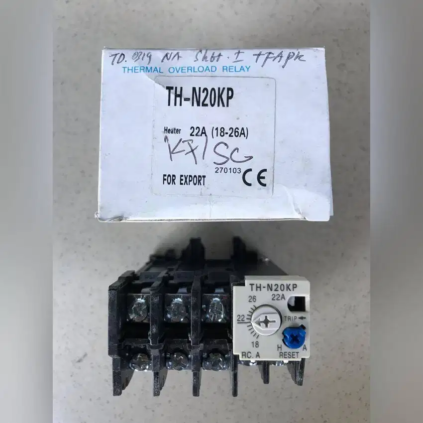 Overload THN 20 22A (18A-26A) Terminal Overload Mitsubishi Thn20