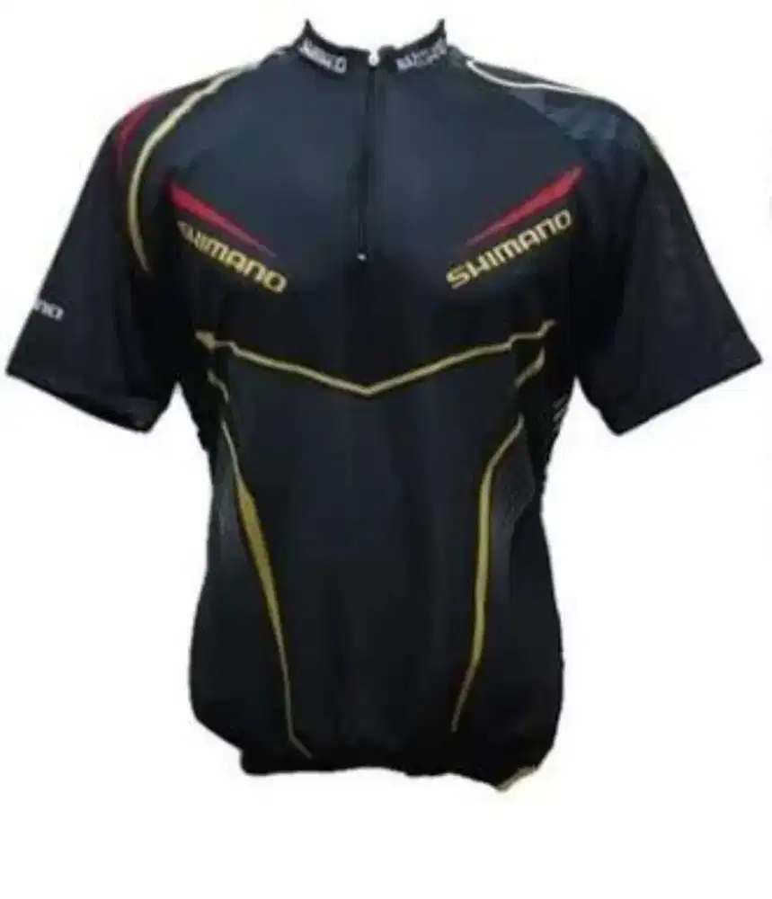 Jersey kaos sepeda Shm hitam pendek