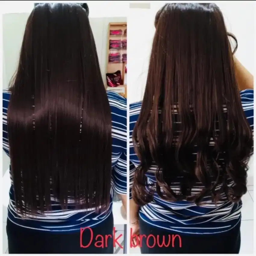 HAIR CLIP KOREA REAL PICTURE RAMBUT PALSU EXTENSION MURAH BAGUS BANGET