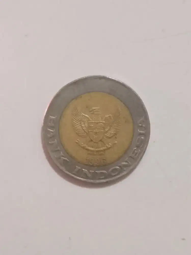 Uang koin 1000 rupiah 1996