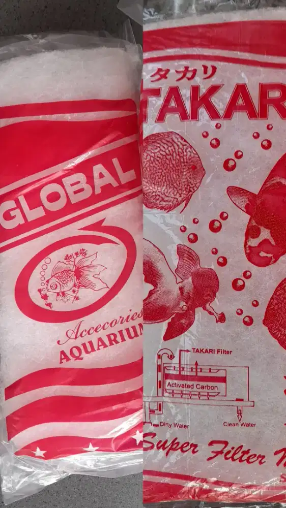 Kapas filter aquarium