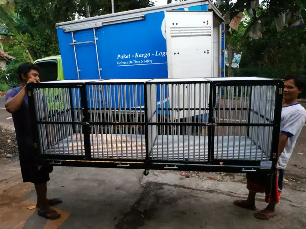 Kandang anjing 2 kamar