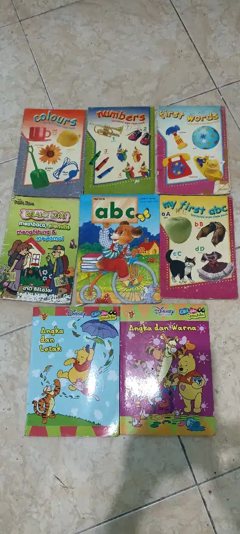 Jual cepat borongan buku belajar anak anak