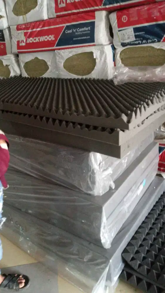 Busa Peredam suara ruangan bergema busa telur tebal 5cm