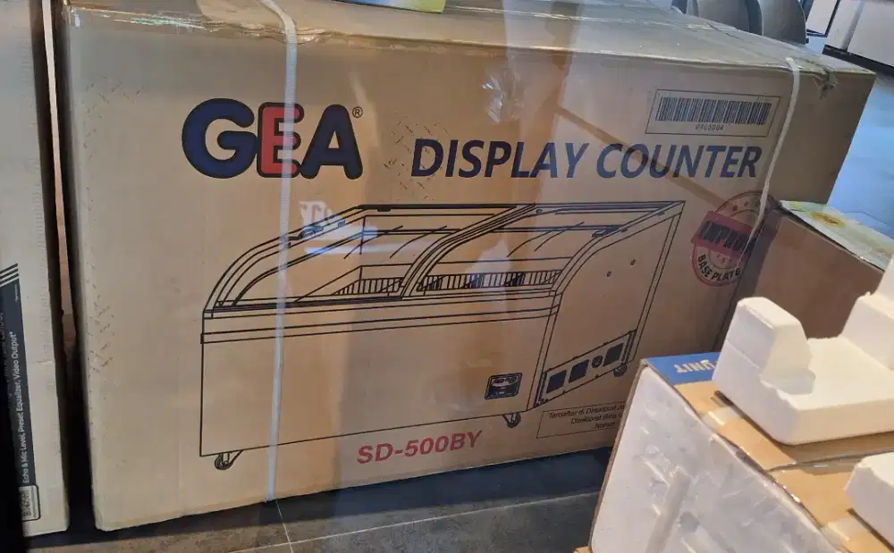 Freezer Box Gea 500 Liter SD-500BY Curve Glass Door