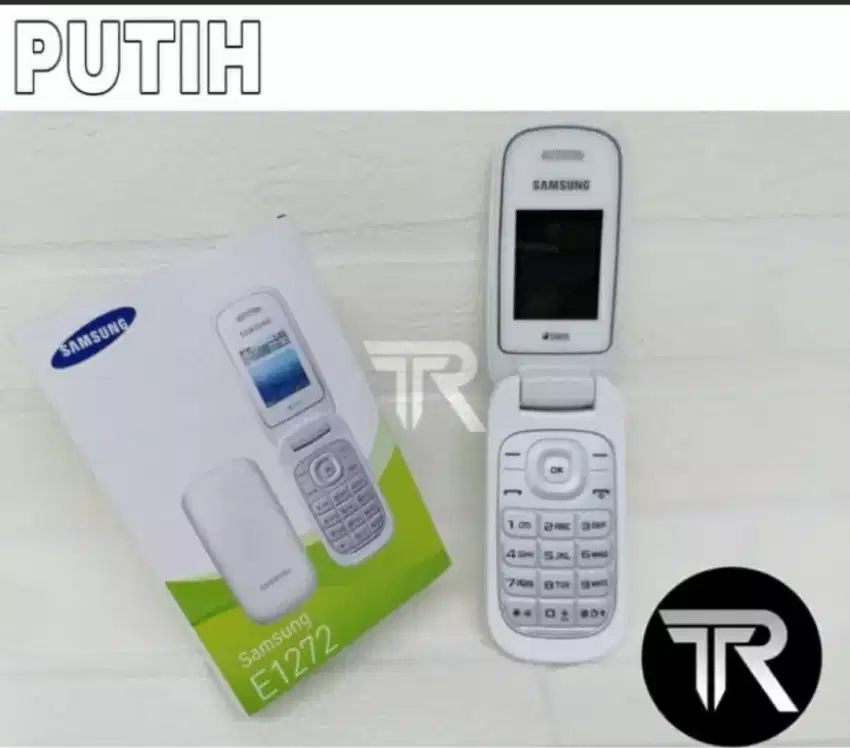 Handphone HP samsung flip caramel gt-e1272 dual simcard baru