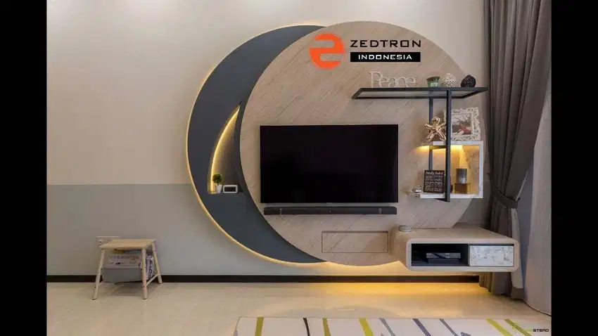 Backdrop TV Murah Custom