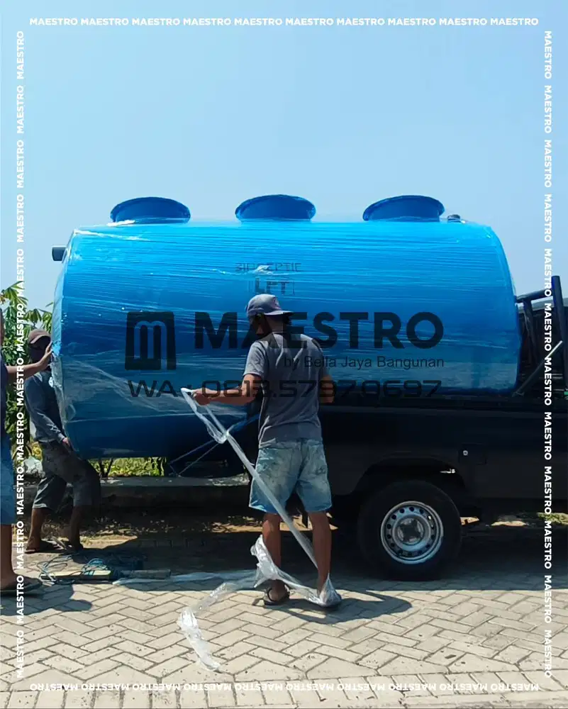 biotank / Bio Septic Tank Fiber dan HDPE harga pabrik