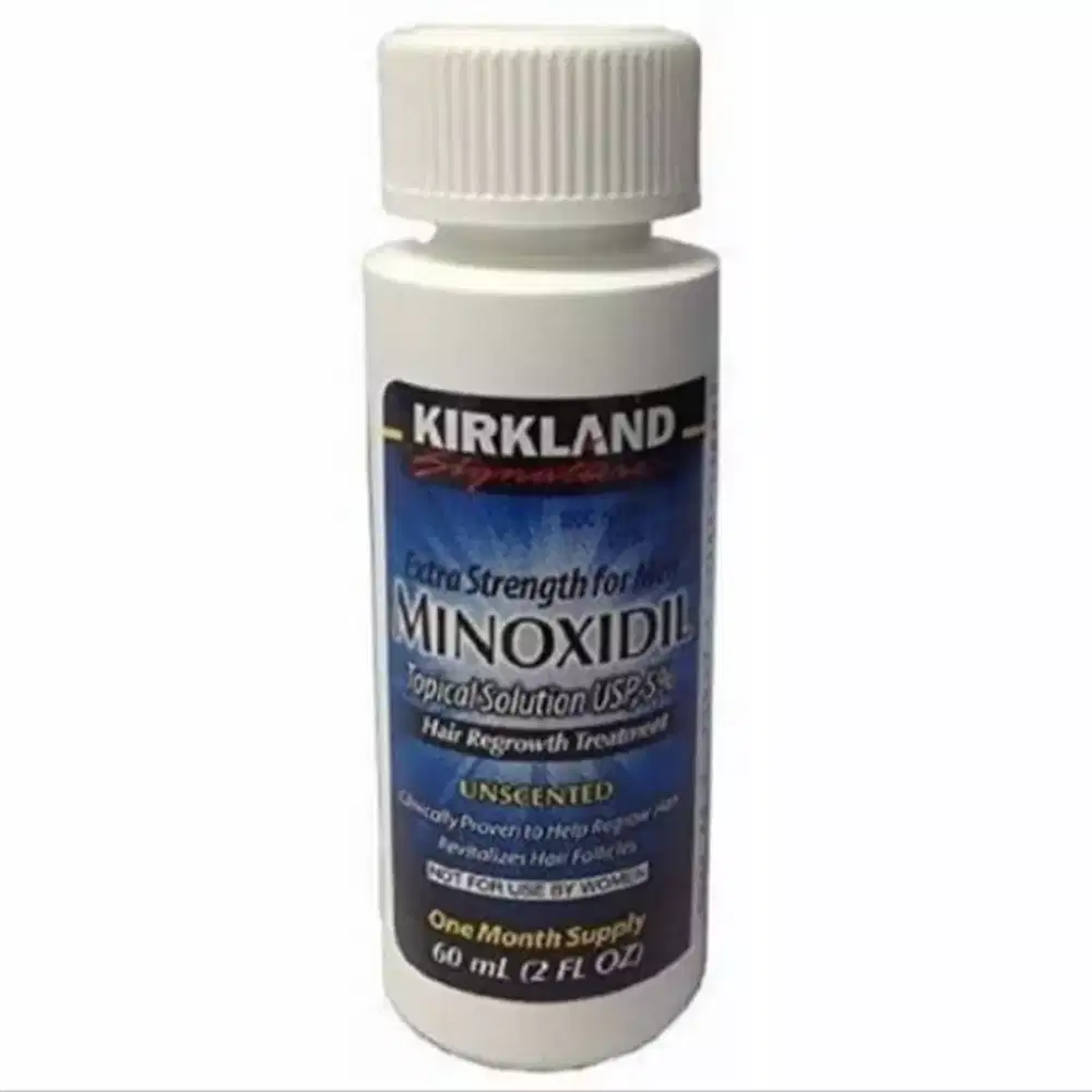 Penumbuh Rambut, Jenggot, Kumis & Bulu - Kirkland Minoxidil 5%