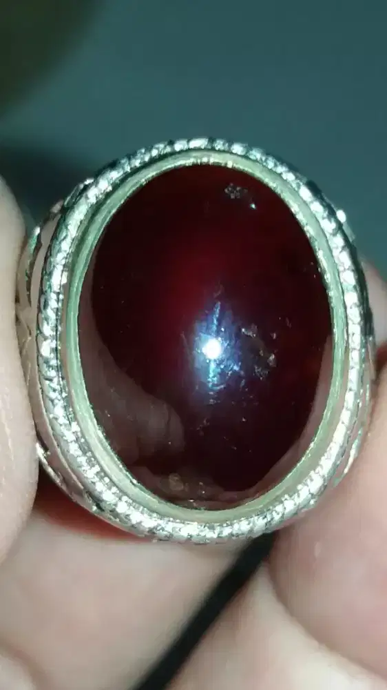 Jual Batu Cincin Permata Red Pigeon Blood Ruby Crystal Good Perfomance