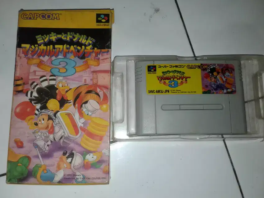 kaset nintendo snes mickey 3 nego cod rungkut bos