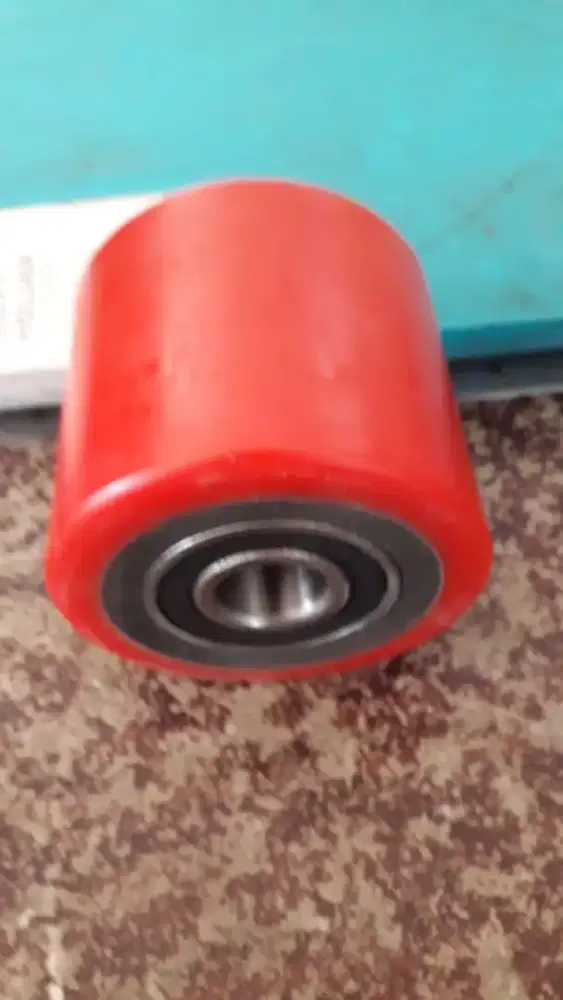 Roda Pallet Pu Merah