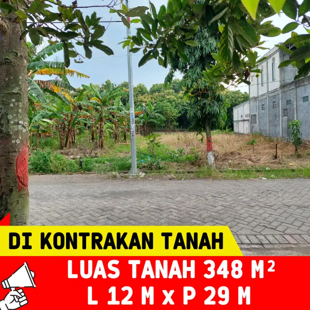 DISEWAKAN TANAH KOSONG NOL JALAN RAYA DESA ROW 10 METER