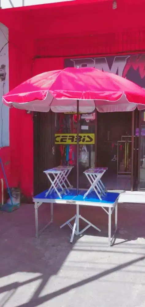 MEJA LIPAT PORTABLE PISAH KURSI