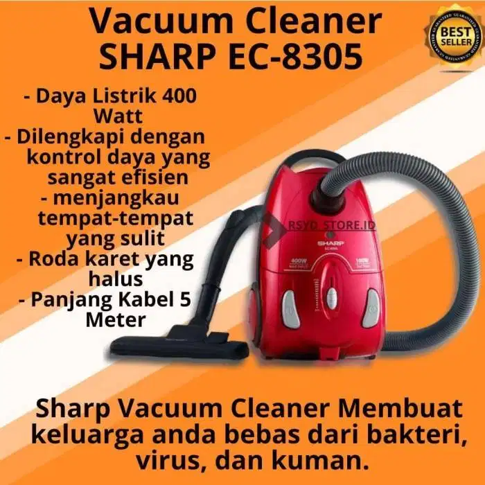 Vacuum Cleaner SHARP 8305 Low 400watt