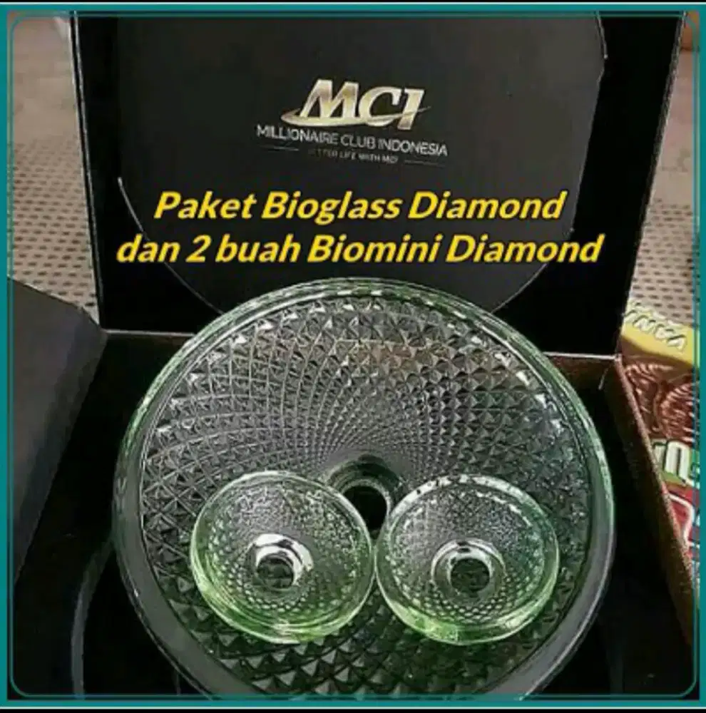 BU Jual Cepat Paket Kalung Pendant dan Bioglass