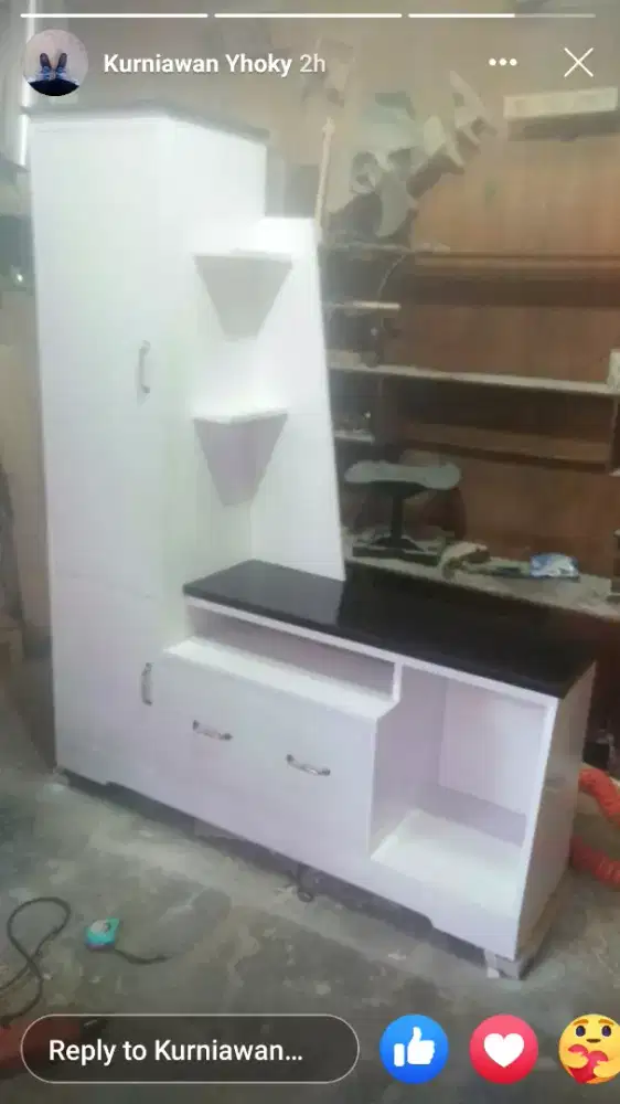 Lemari buvet bhn dr kyu jati belanda kombinasi multplex finising