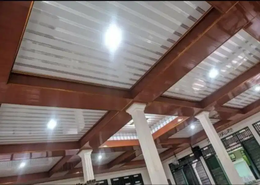 Pemasangan plafon PVC bahan dan jasa pemasangan