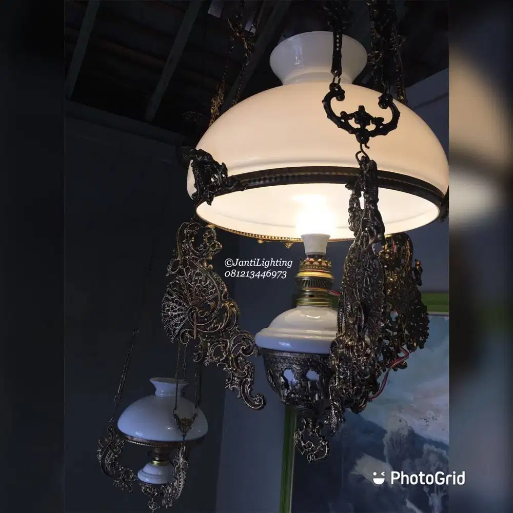 Lampu gantung betawi lampu gantung kerek lampu gantung antik katrol