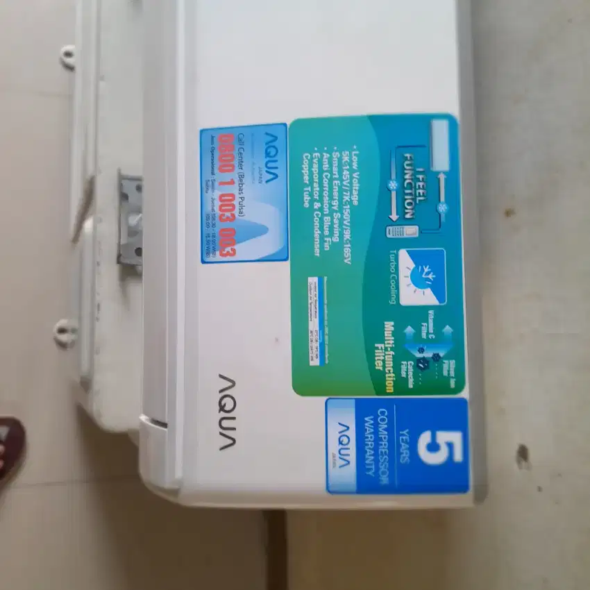AC split POYTRON &  AQUA ALL-IN LENGKAP+ FREE ONGKIR +COD+BERGARANSI