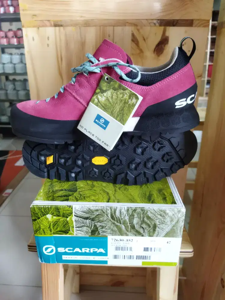 Scarpa Kalipe Womens Red Rose/Jade Sepatu Gunung Original