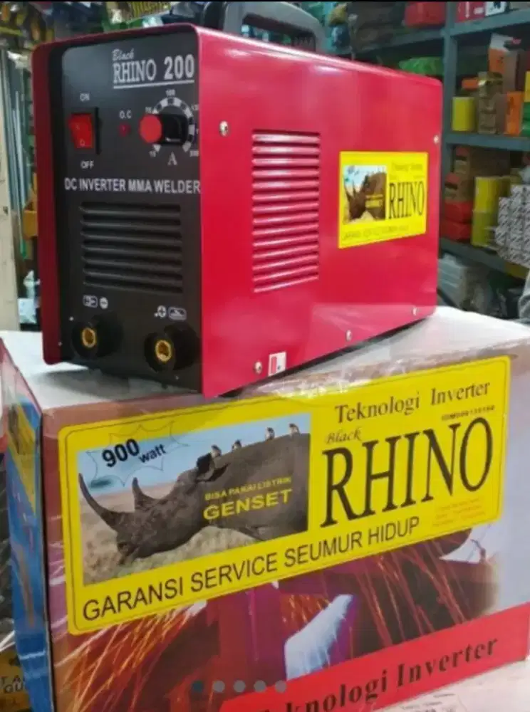 (rumah teknik jogja) mesin inverter las listrik rhino 200 amper