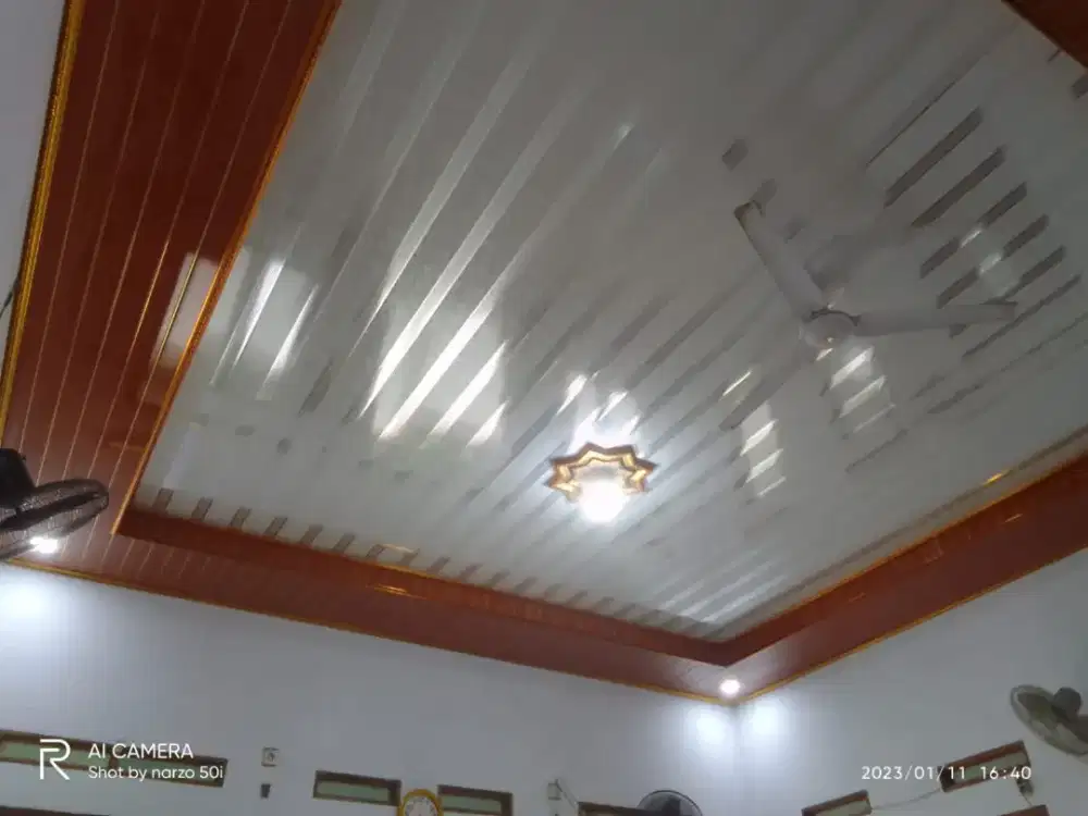 Plafon pvc terpasang murah