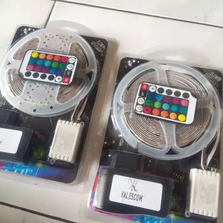 Led strip rgb komplit dengan remote