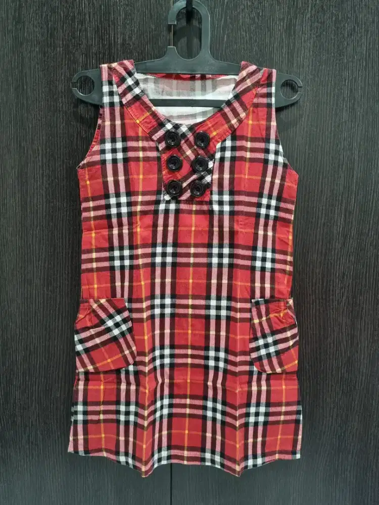 MINI DRESS KUTUNG WARNA MERAH