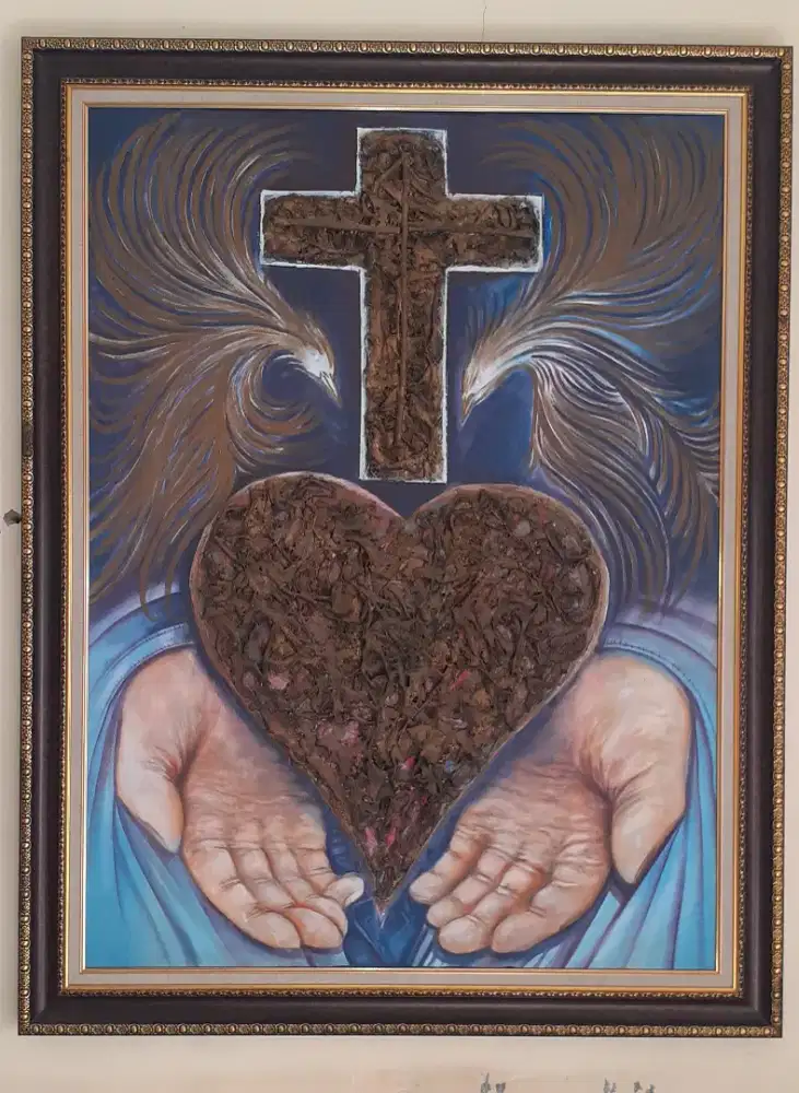 Lukisan Bahan Timbul