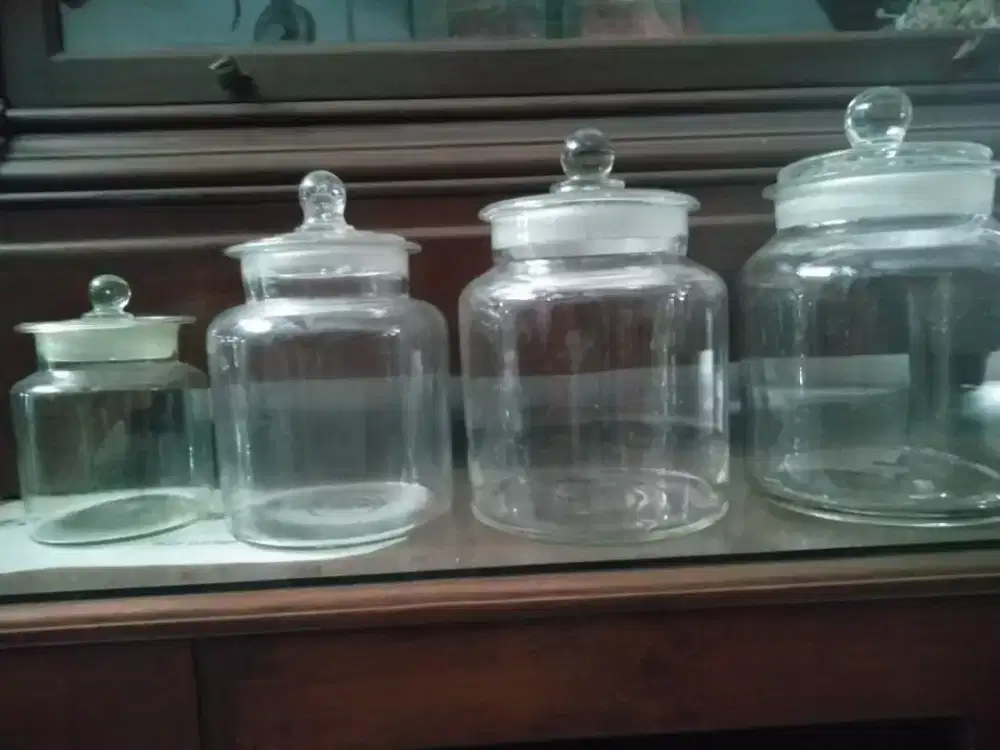 4 Stoples Kaca Antik