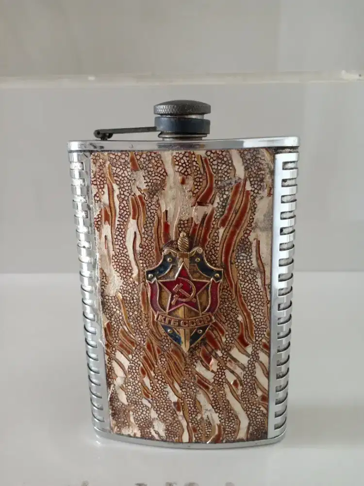 Tempat Minuman Koboy bahan Stanliess Tinggi 16 cm made in Rusia