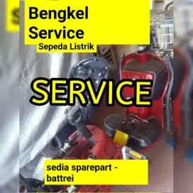 Sepeda Listrik Pusat Service Bergaransi