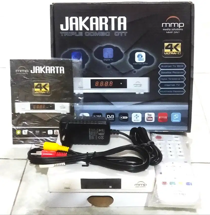 Set Top Box 4K Canggih Multifungsi 3 in 1