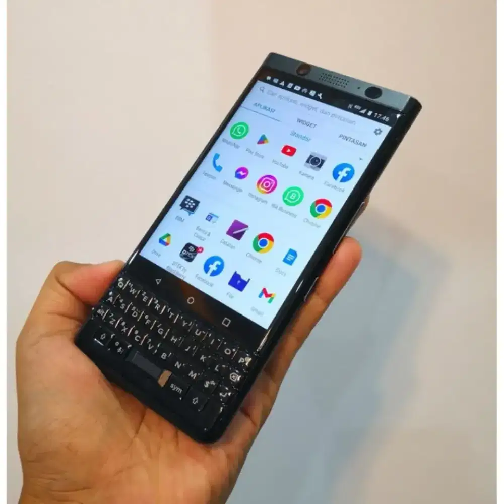 Dijual hp bb key one  fullset