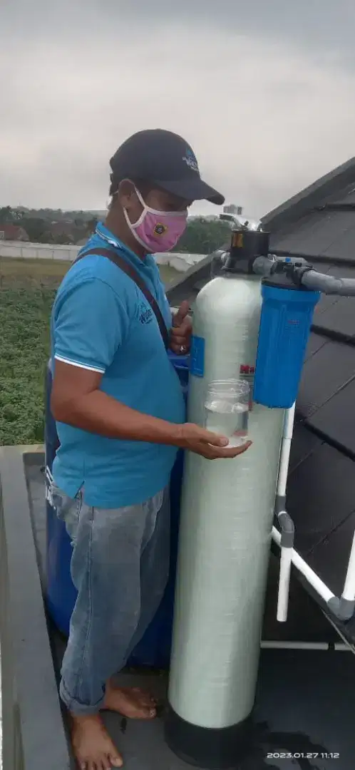Alat filter penyaringan air pompa sumur bor tanah/PDAM PAM keruh butek
