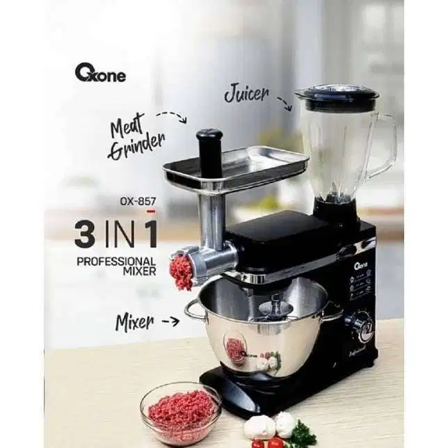 Mixer Meat Grinder Blender Juicer Giling Daging Oxone 3 in 1 OX-857