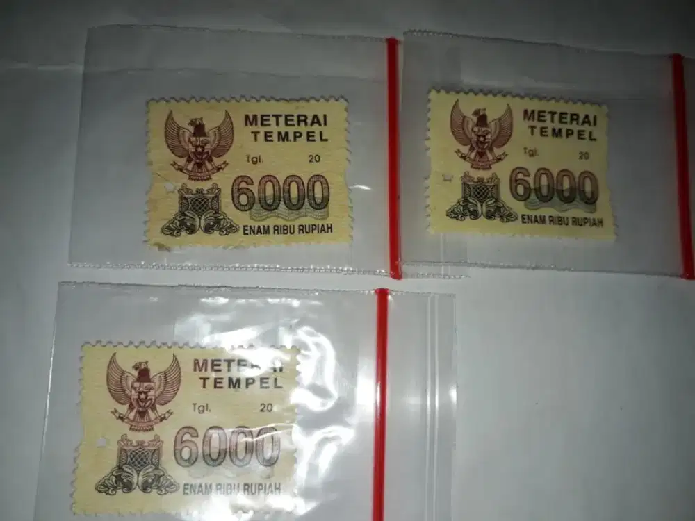 Materai 6000 tahun 2003 -2005