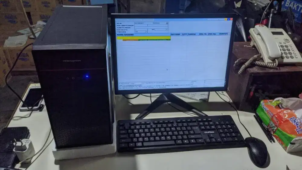 Rak Minimarket & Komputer Kasir Minimarket.